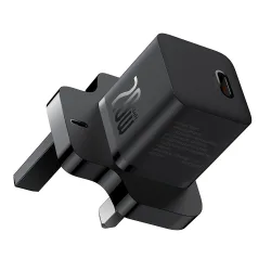 Caricatore da rete Baseus, 20W, 3A, 1 x USB-C, UK, Nero P10110907113-00