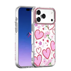 Custodia per Apple iPhone 15 Pro, OEM, Ultra Trendy Love 1, Multicolore