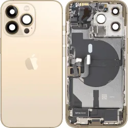 Copri Batteria Apple iPhone 13 Pro, Con Scocca Centrale, Parti Complete, Oro, Swap Premium