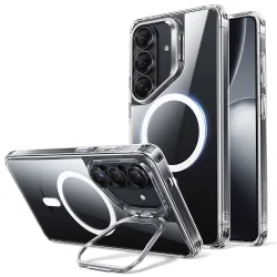Custodia MagSafe per Samsung Galaxy S26 Plus S947, ESR, Classic Hybrid Kickstand, Trasparente