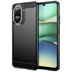 Custodia per Xiaomi Redmi A5 4G (Standard), Techsuit, Carbonio, Nera