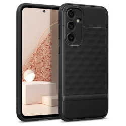Custodia per Samsung Galaxy S23 FE S711, Spigen, Caseology Parallax, Nera Opaca ACS06383