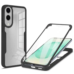 Custodia per Samsung Galaxy S25 Edge S937, Techsuit, ColorVerse 360, Nera