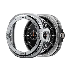 Cornice di Protezione Spigen Tune Pro Pilot per Samsung Galaxy Watch8 Classic, Argento ACS10017