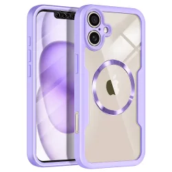 Custodia MagSafe per Apple iPhone 17, Techsuit, ColorVerse 360, Viola