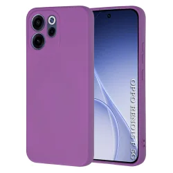 Custodia per Oppo Reno15 FS / Reno15 F, Techsuit, SoftFlex, Viola