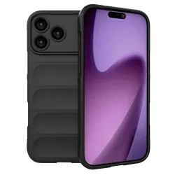 Custodia per Apple iPhone 17 Pro, Techsuit, Magic Shield, Nera