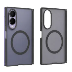 Custodia MagSafe per Samsung Galaxy Z Fold8 F971, Blueo, Skin Friendly Anti-Drop, Nera Satinata