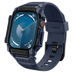 Custodia Spigen Rugged Armor Pro per Apple Watch Series 10 / 11 46mm, Blu Navy ACS08606