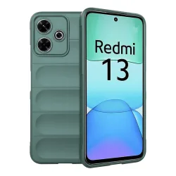 Custodia per Xiaomi Poco M6 4G / Redmi 13, Techsuit, Magic Shield, Verde