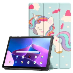 Custodia per Lenovo Idea Tab 11, Techsuit, FoldPro Unicorn, Multicolore
