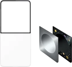 Custodia per Samsung Galaxy Z Flip8 F776, FlipSuit Case, Nera EF-FF776CBEGWW