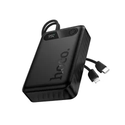 Batteria Esterna HOCO J171A, 20000mAh, 22.5W, QC + PD, 1 x Lightning - 1 x USB-A - 2 x USB-C, Nera