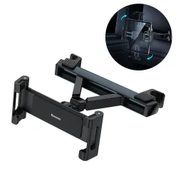 Supporto Auto Poggiatesta Baseus Joyride Prop per Telefono / Tablet, 4.7inch - 12.3inch, Nero SUTQ000001