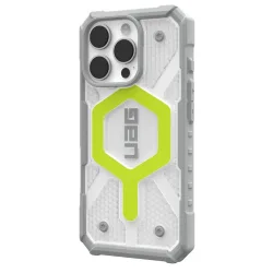 Custodia MagSafe per Apple iPhone 16 Pro, Urban Armor Gear, Pathfinder Clear, Verde