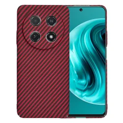 Custodia per Huawei nova 13i / nova 12i, Techsuit, Carbonite FiberShell, Rossa