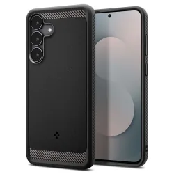 Custodia per Samsung Galaxy S25 FE, Spigen, Rugged Armor, Nera Opaca ACS10025