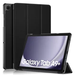 Custodia per Samsung Galaxy Tab A9+, Techsuit, FoldPro, Nera