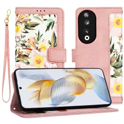 Custodia per Honor 90, Techsuit, FlipCraft, Rosa