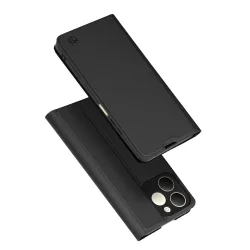 Custodia per Realme Note 70T, Techsuit, Magskin Book, Nera