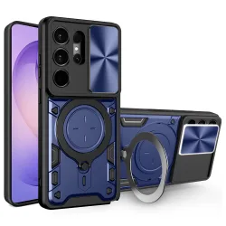 Custodia per Samsung Galaxy S26 Ultra S948, Techsuit, CamGuard Pro, Blu