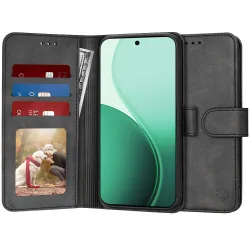 Custodia per Oppo Reno14, Techsuit, Diary Book, Nera