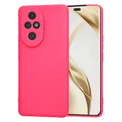 Custodia per Honor 200 Pro, Techsuit, SoftFlex, Rosa Scuro