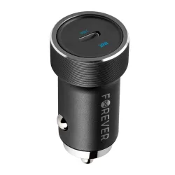 Caricabatterie Auto Forever CC-06, 20W, 3A, 1 x USB-C, Nero