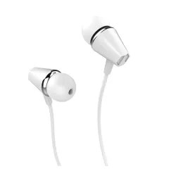 Handsfree 3.5mm HOCO M34 Honor Music, Bianco