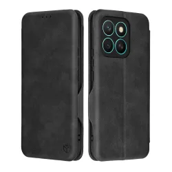 Custodia per Honor X8c, Techsuit, Safe Wallet Plus, Nera