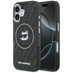 Custodia MagSafe per Apple iPhone 17, Karl Lagerfeld, IML Choupette's Head, Nera