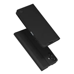 Custodia per Samsung Galaxy A07 4G A075, Techsuit, Magskin Book, Nera