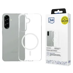 Custodia MagSafe per Samsung Galaxy A57 5G, 3MK, Armor MagCase, Trasparente