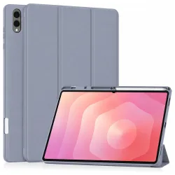 Custodia per Samsung Galaxy Tab S12 Ultra / Tab S11 Ultra, Techsuit, Flex Trifold, Viola
