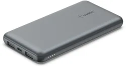 Batteria Esterna Belkin BoostCharge, 10000mAh, 15W, 1 x USB-C - 2 x USB-A, Grigio BPB011btGY