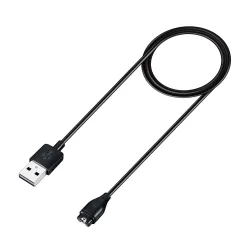 Cavo di Ricarica Techsuit TGC1 per Garmin Watch Fenix / vivoactive Series, USB-A, Nero