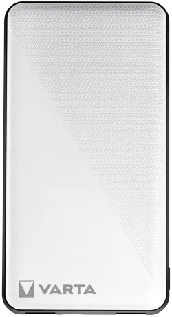 Batteria Esterna Varta Energy, 10000mAh, 15W, 1 x USB-C - 2 x USB-A, Bianca