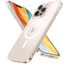 Custodia MagSafe per Apple iPhone 16 Pro, Torras, Diamond, Trasparente