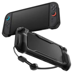 Custodia Protettiva Spigen Rugged Armor per Console Nintendo Switch 2, Nera ACS09075