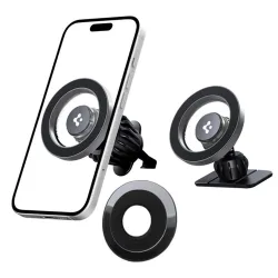 Supporto Auto Magnetico Spigen MFT13, Universale, Argento ACP08314