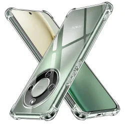 Custodia per Honor Magic8 Lite, Techsuit, Shockproof Clear, Trasparente