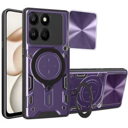 Custodia per Honor 400 Smart 4G / X7d 4G / 400 Smart 5G, Techsuit, CamGuard Pro, Viola
