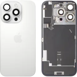 Copertura Batteria Apple iPhone 16 Pro, Bianco (Titanio Bianco), Swap Premium