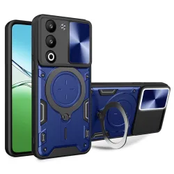 Custodia per Oppo A5 4G / A5 5G, Techsuit, CamGuard Pro, Blu