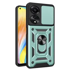 Custodia per Oppo A78 4G, Techsuit, CamShield, Verde