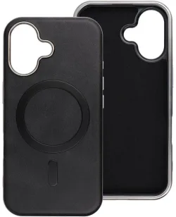 Custodia MagSafe per Apple iPhone 16 Pro, OEM, Gentleman Mag, Nera