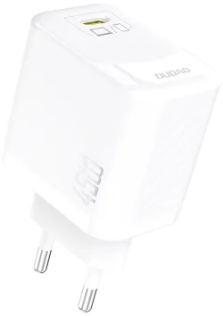 Caricabatterie Rete Dudao A28, 45W, 3A, 1 x USB-C, Bianco