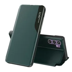 Custodia per Samsung Galaxy S23 FE S711, Techsuit, eFold, Verde