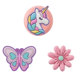 Custodia OEM Butterfly per Apple AirTag, Set da 3 pezzi, Multicolore