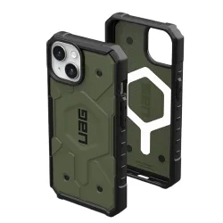 Custodia MagSafe per Apple iPhone 15 Plus, Urban Armor Gear, Pathfinder, Verde